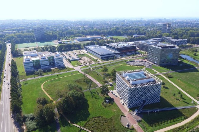 Buildings on the WUR campus